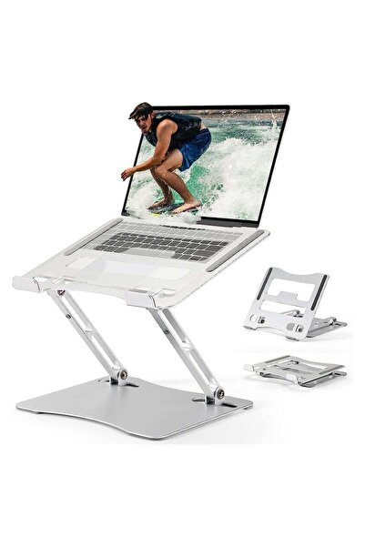 ELTRAZONE Foldable Laptop Stand with Heat Dissipation, Ergonomic Design for M...