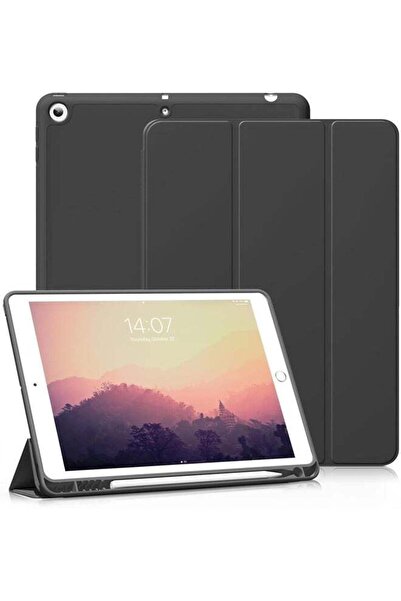 ELTRAZONE Smart Case for iPad 10.2 Inch (2021/2020/2019) – Black Cover with I...