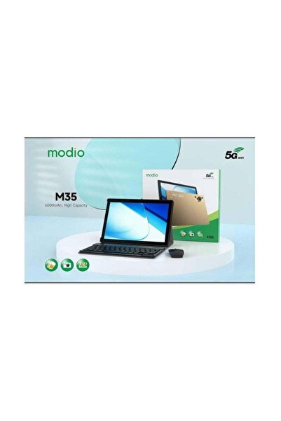Modio M35 10″ Android Tablet, 8GB RAM, 512GB ROM, Dual SIM 5G & Wi-Fi, Keyboa...