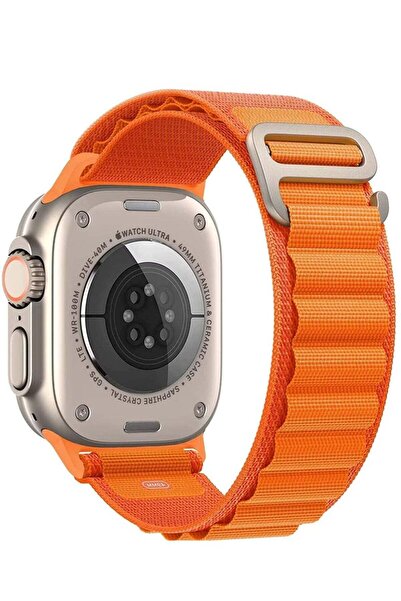 ELTRAZONE Apple Watch Ultra Straps, Woven Loop Titanium G-Hook Sport Band for...