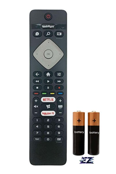 ELTRAZONE Remote Control Compatible with Philips 4K UHD Smart LED TV with bat...
