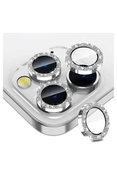 Generic iPhone 15 Pro/Pro Max Camera Lens Protector, 9H Tempered Glass, Metal...