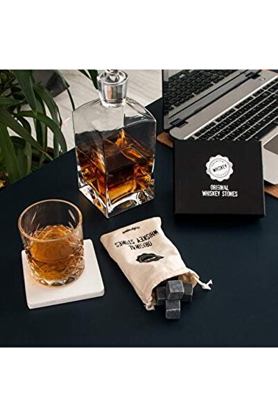 Yıldızan Tua Shop Viski Taşı |   12 Piece Whiskey Cooler (Black) 1022020