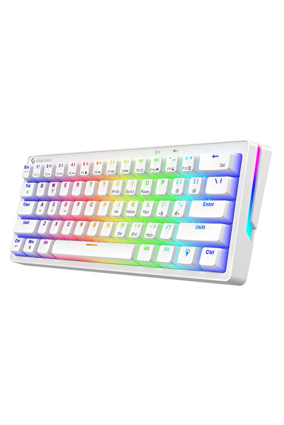 gameagle %60 Kablolu RGB Mekanik Gaming Klavye, Tam Anti-Ghosting, 50M Tuş Öm...