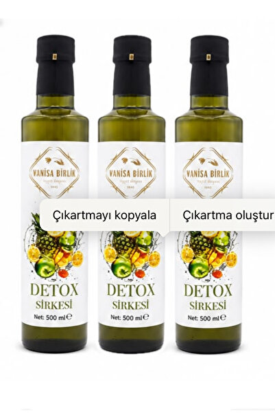 MANİSA BİRLİK Detoks sirke