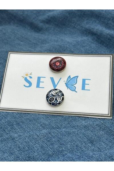 MODA Eşarp Tesettür Giyim Kadın Şal ve Eşarp Mıknatısı 14 MM