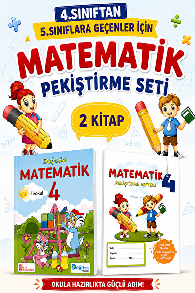 Ata Yayıncılık 4.Sınıftan 5.Sınıfa Geçenler İçin Matematik Pekiştirme Seti 2 ...