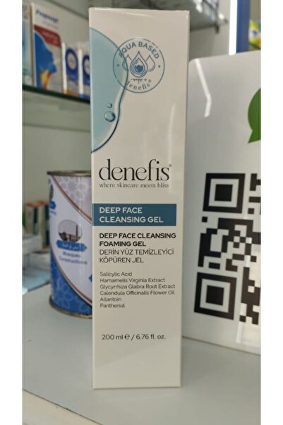 turkish DENEFIS DEEP FACE CLEANSING FOAMING GEL 200 ML