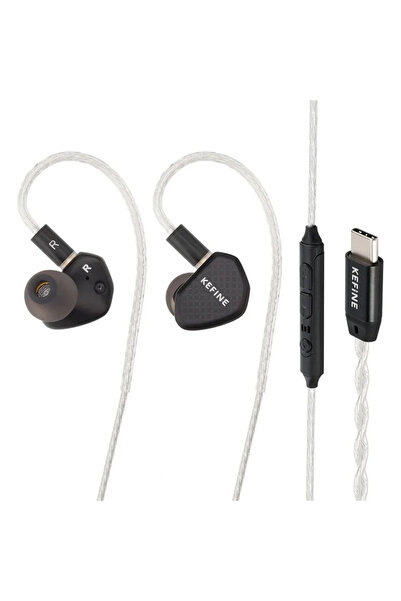 sipariş vakti Kefine Klean 10 mm DLC Diyaframlı Dinamik Sürücülü HiFi Kulak İ...