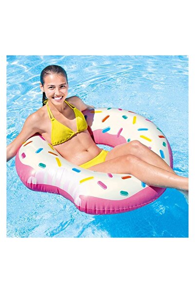 Intex Colac gonflabil Donut 1.07x0.99m, model Donut, perfect pentru poze de vară
