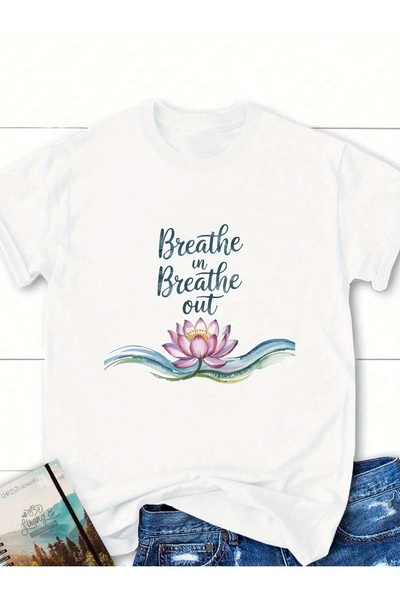 NOURAM Teediy for Lotus Ocean Breathe Pure Women's T-Shirt Comfortable Style