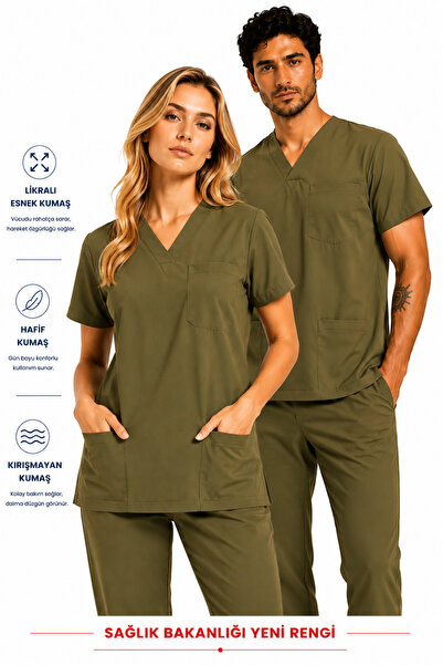 Raven Uniform Scrubs Suit Lycra Medical Uniform, Nurse, Doctor, Pharmacist, H...