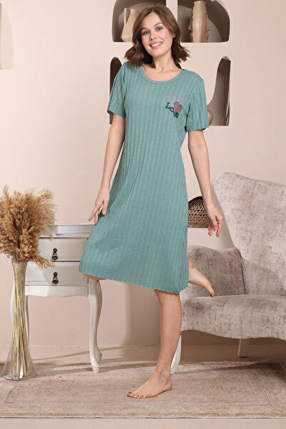 Fulla Moda Corded Embroidered Nightgown