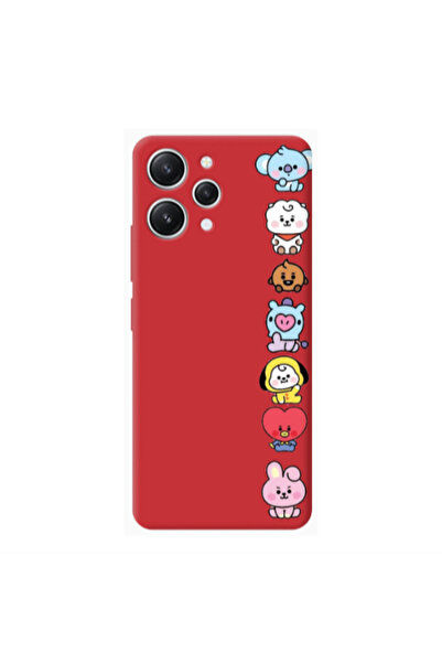 Other Xiaomi Redmi 12 Lovely animals Red Colored Silicone TPU Θήκη
