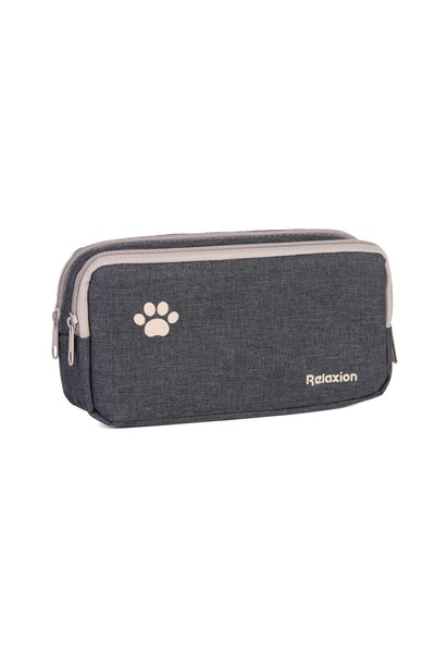 Relaxion Double Compartment Pen Holder Pencil Case Fabric Rlx-130