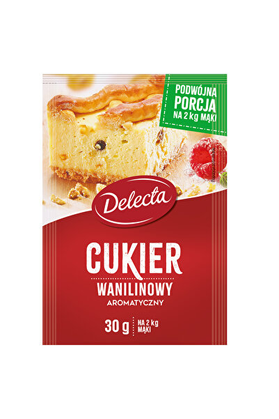 OEM Zahar vanilinat aromat, Delecta 30g, aditiv pentru prajituri si deserturi...