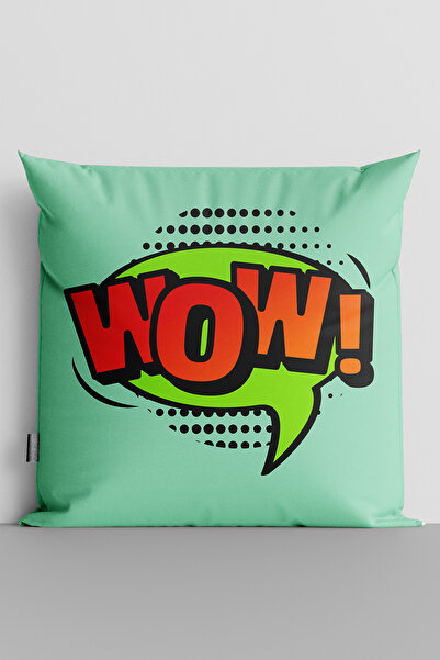 TicaretJet غطاء وسادة مطبوع رقميًا على الوجهين من Popart Wow - 130