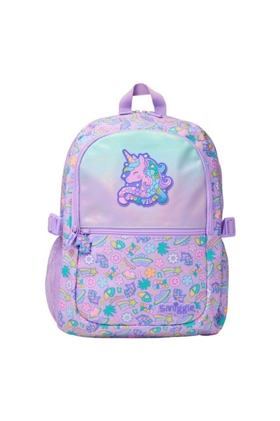 SMIGGLE - All Stars Mor Unicorn Klasik Okul Sırt Çantası