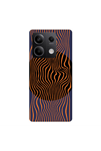 Other Xiaomi Redmi Note 13 5G Trapezoidal lines Dark blue Colored Silicone TP...
