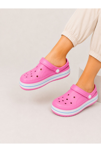 DİAMOND OUTLET Unisex Perforated Slippers Comfortable Lightweight Sole Summer...