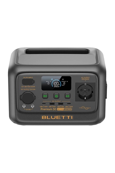 Bluetti Stație de alimentare portabilă Premium 30V2 600W 320Wh, stație de ali...