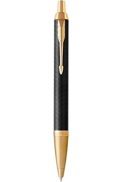 Parker IM Ballpoint Pen, Glossy Black Finish with Gold Trim