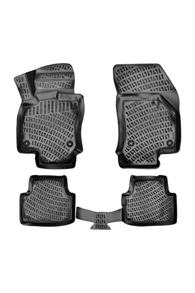 Umbrella Set de covorașe auto din cauciuc tip tavă pentru Skoda Octavia III 2...