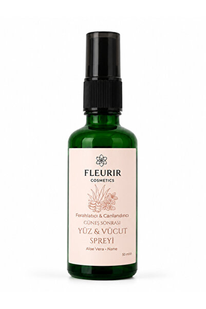 FLEURIR COSMETICS Fleurir Doğal Güneş Sonrası Yüz & Vücut Spreyi 50 ml | Aloe...