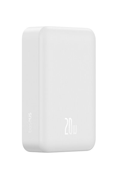 Baseus EnerFill FM41 Mini Power Bank Magnetic 20000mAh 20W Wireless, Alb