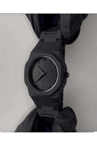 Generic Black Arabic Numeral Watch | Modern Minimalist Design with Unique Dial | Perfect Blend of Tradition & Style