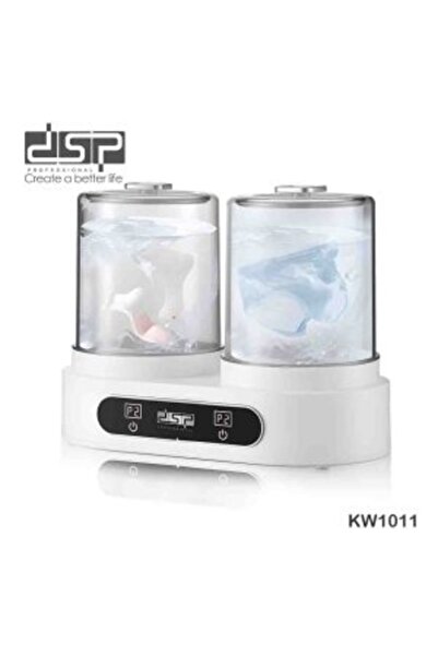 DSP Rechargeable Dual Mini Washing Machine 1.5L+1.5L Portable Cordless Washer...