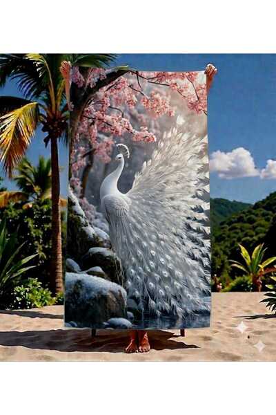 Elmas Dizayn Beach Sport Bath Towel Quick Drying Water Absorbent Sand Resista...