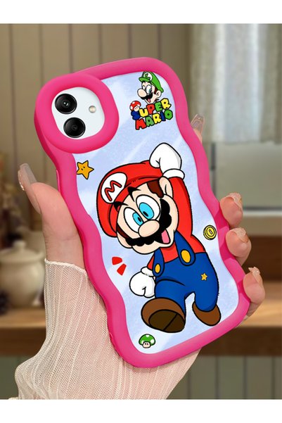 Hontinga Samsung Galaxy A04 Compatible Case Camera Protector Red Silicone Cou...