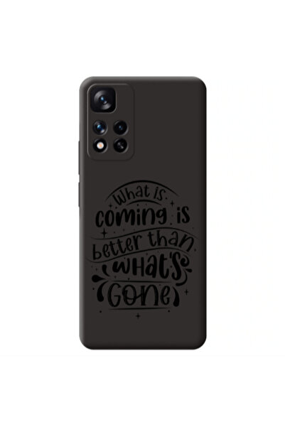 Other Xiaomi Redmi Note 11 Pro 5G What is coming Black Colored Silicone TPU Θήκη