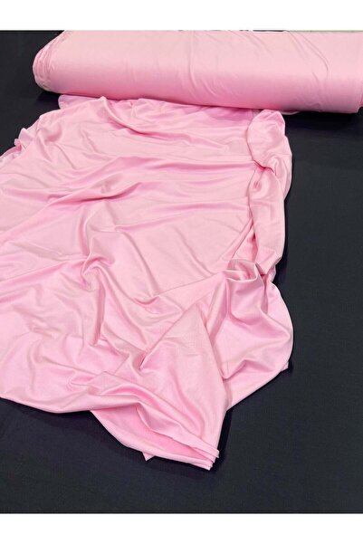 Yiğit Kumaş Pembe Esnek Dökümlü Buzi Jarse Penye / Astar Kumaş