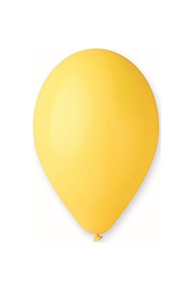 Gemar Set de 100 baloane galbene de 30 cm