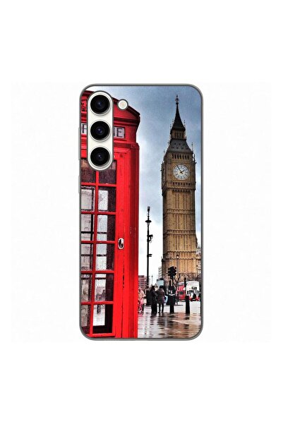 OEM Husa compatibila cu Samsung Galaxy S23 Plus Silicon Gel Tpu Model London