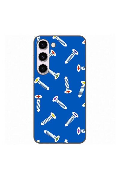 OEM Калъф, съвместим със Samsung Galaxy S23, силиконов гел TPU модел с шарка ...