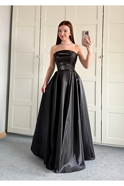 ayşenur Dinçer butik Cindirella Abiye Siyah