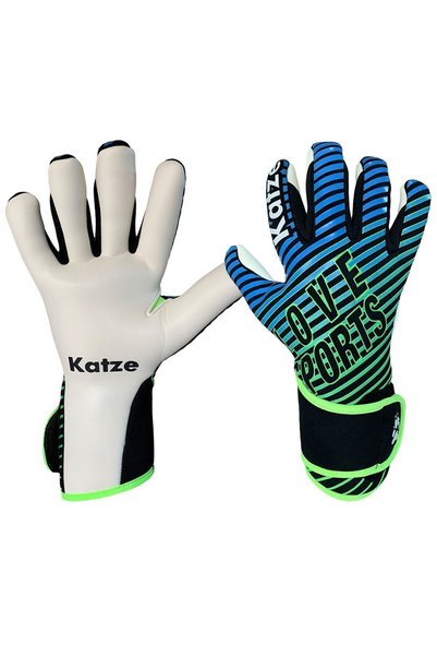 Empressco Blue Green Goalkeeper Gloves, High Quality and Comfortable