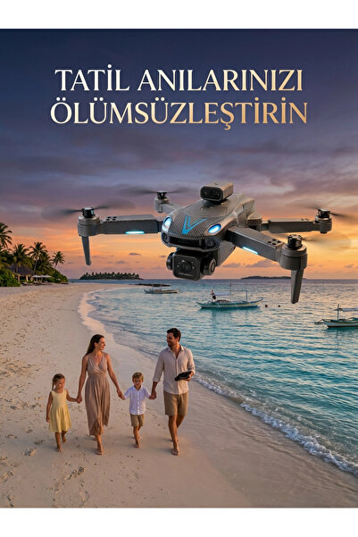 Genel Markalar Canlı Görüntü Aktarımlı Katlanabilir Kamera Dron