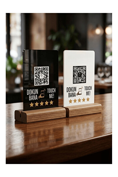 OnTheRun NFC Google Yorum Etiketi Akıllı Değerlendirme Plakası