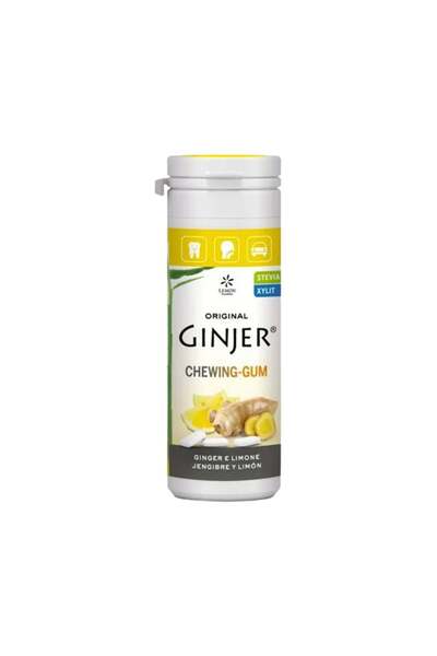 Lemon Ginger Chewing Gum with Lemon Without Sugar with Local Ingredients 30g