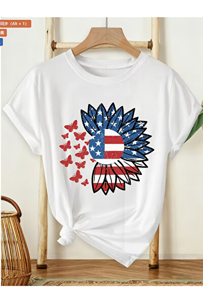 12 Teknoloji Retro Elegant Pure Blouse Ladies, Round Neck, Short Sleeves, Nat...