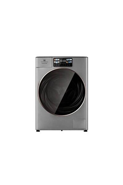 White Westinghouse Automatic Combo Washing Machine, Front Load, 12/8 kg, Silv...