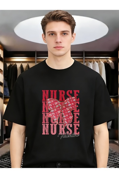 BASEPULSE Nurse Bow Tie Valentine's Day Gift Spring Summer Comfort Men Cotton...