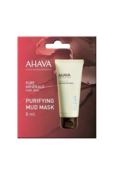 AHAVA Time To Clear Purifying Mud Mask, Μάσκα Προσώπου Για Βαθύ Καθαρισμό, 8ml