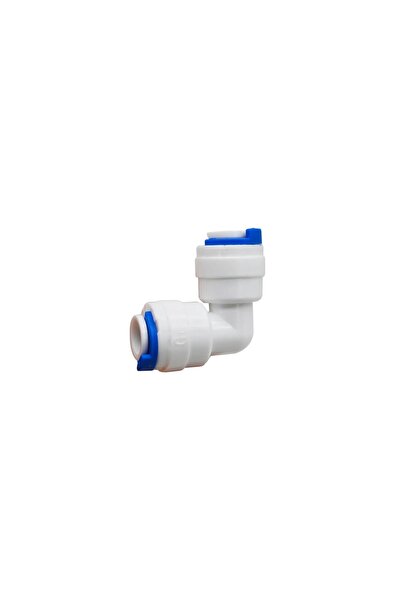 OEM Cuplaj rapid teava apa din plastic 1/4, conector 2 cai, cot egal drept