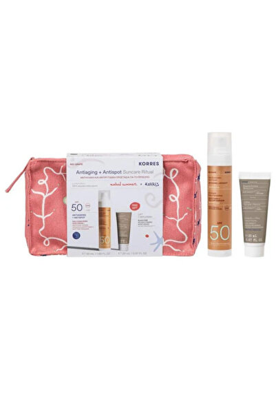korres Promo Red Grape Antiaging &amp; Antispot Suncare Ritual SPF50 50ml + B...