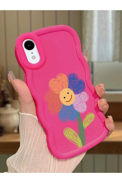 Hontinga حافظة متوافقة مع هاتف iPhone XR، حافظة حماية للكاميرا من السيليكون ا...